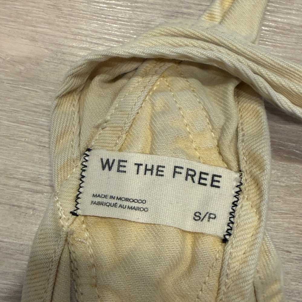 Free People Denim Overalls Romper - Picture 3 of 4